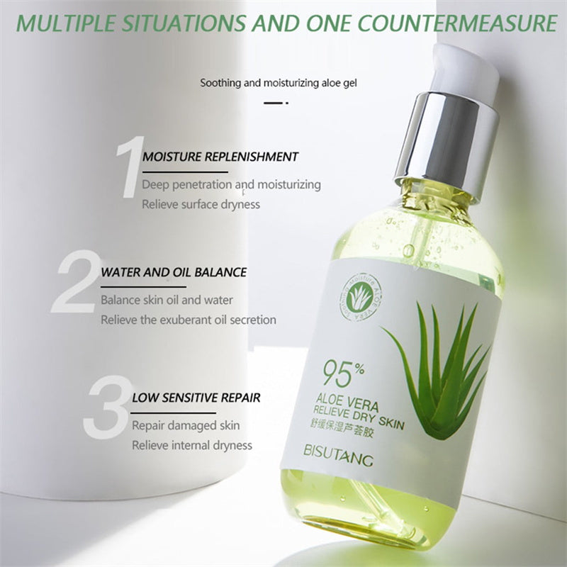 Lotion hydratante au Gel d'aloe vera