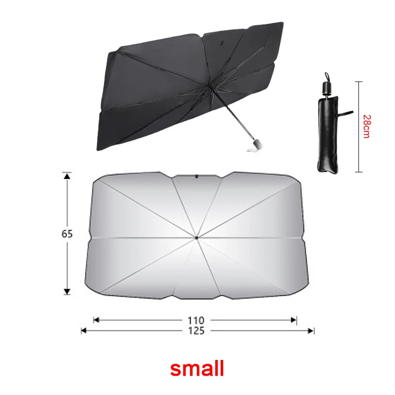 Umbrella Car Sun Shade Interior Windshield Protection