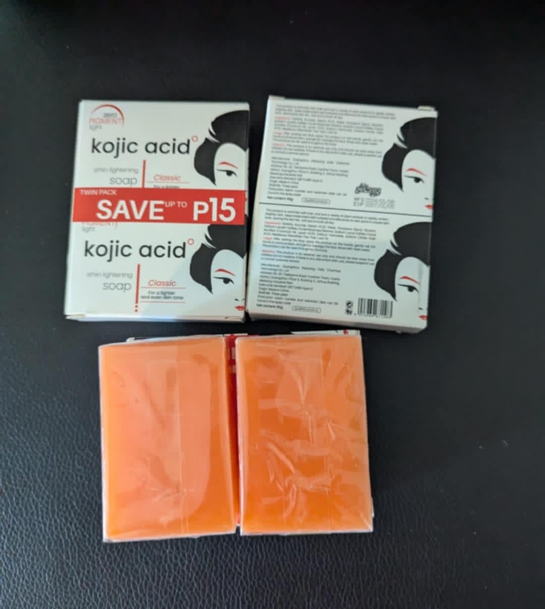 Savon éclaircissant à l'acide kojique
